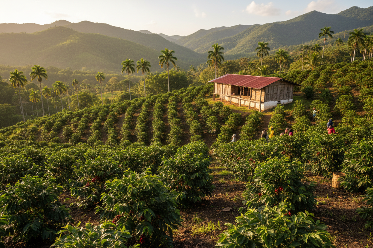 Dominican Republic - Ramirez estate coffee plantation